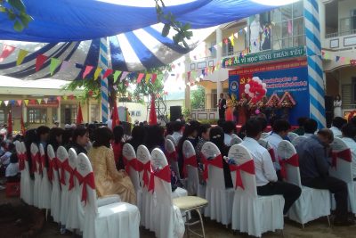 LỄ KHAI GIẢNG NĂM HỌC MỚI 2017-2018 VÀ ĐÓN BẰNG CÔNG NHẬN TRƯỜNG CHUẨN QUỐC GIA MỨC ĐỘ 1